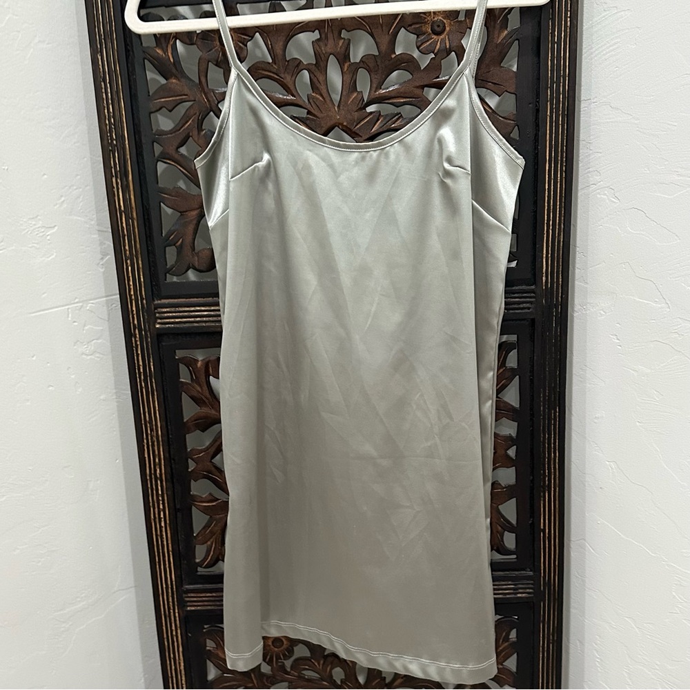 Bebe Geometric Patterned Sequined Slip Dress - Picture 13 of 15